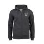 Hettejakke "U" -herre (mørk grå)