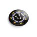 Buttons Regnbue (Svart U m. hjerter)