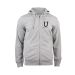 Hettejakke "U" - Ny logo Lys grå