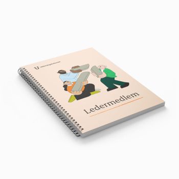 A5 notatbok – Ledermedlem
