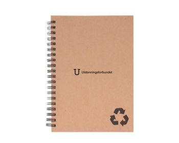 A5 notatbok med steinpapir