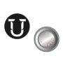 Pins med magnet (svart)