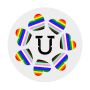 Buttons - Pride (hvit U m. hjerter)
