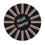 Buttons - Pride (sort stolt lærer streker)