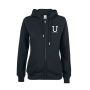Hettejakke "U" -dame m/ny logo Svart